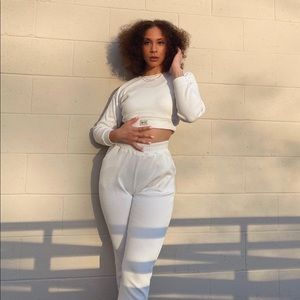 3 Piece Off White Lounge Set